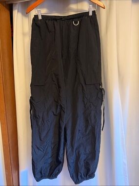 Women’s PacSun Black Utility Jogger Pants with D-Ring